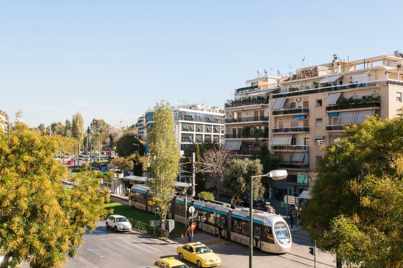 Private Central View Rooms In Apartment Near To Acropolis Metro Station Athene Buitenkant foto